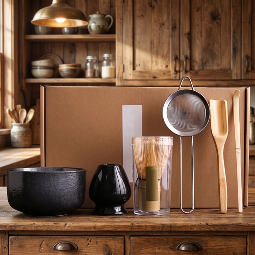 6-Piece Ceramic Matcha Tea Set