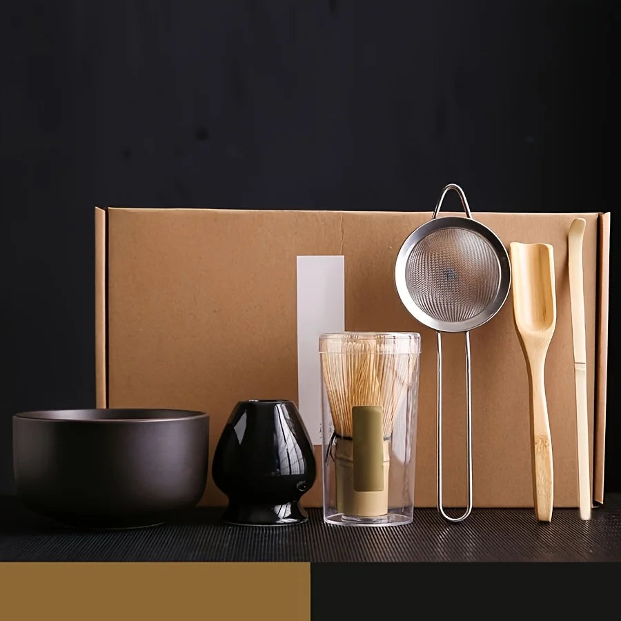 6-Piece Ceramic Matcha Tea Set