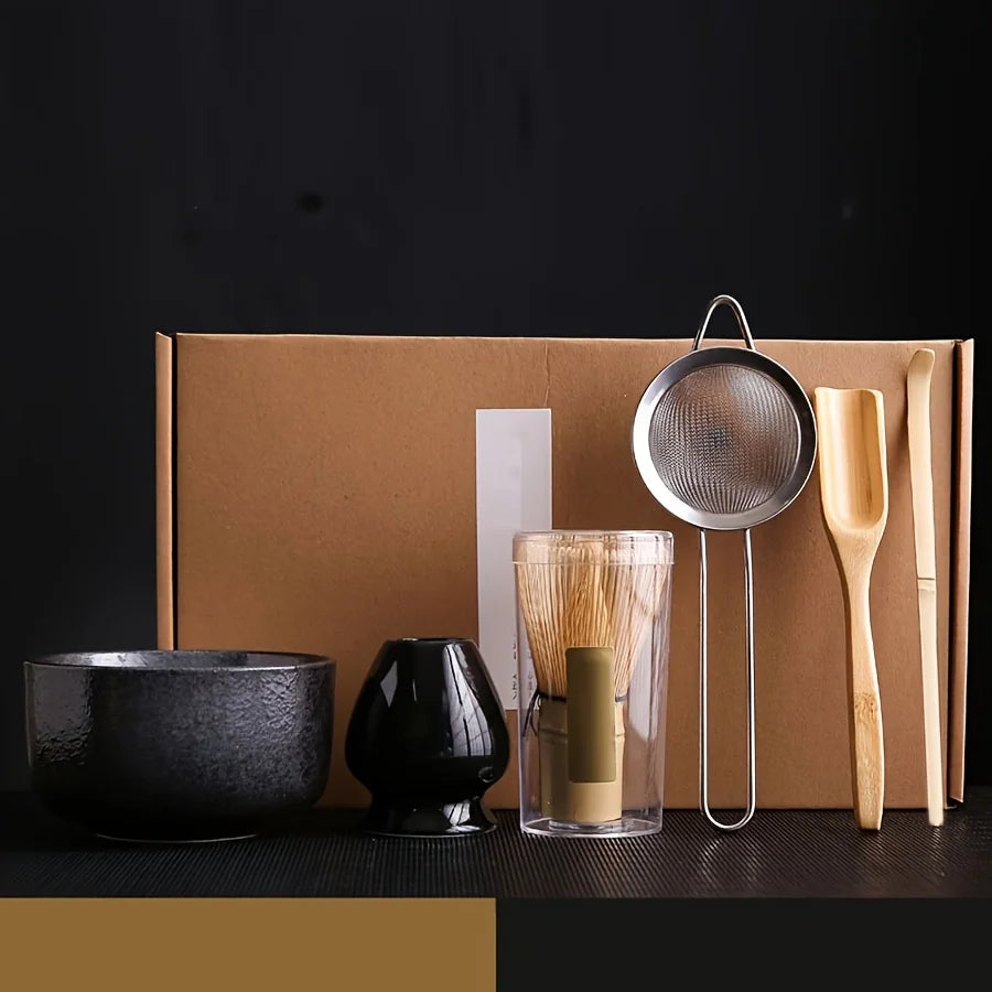 6-Piece Ceramic Matcha Tea Set