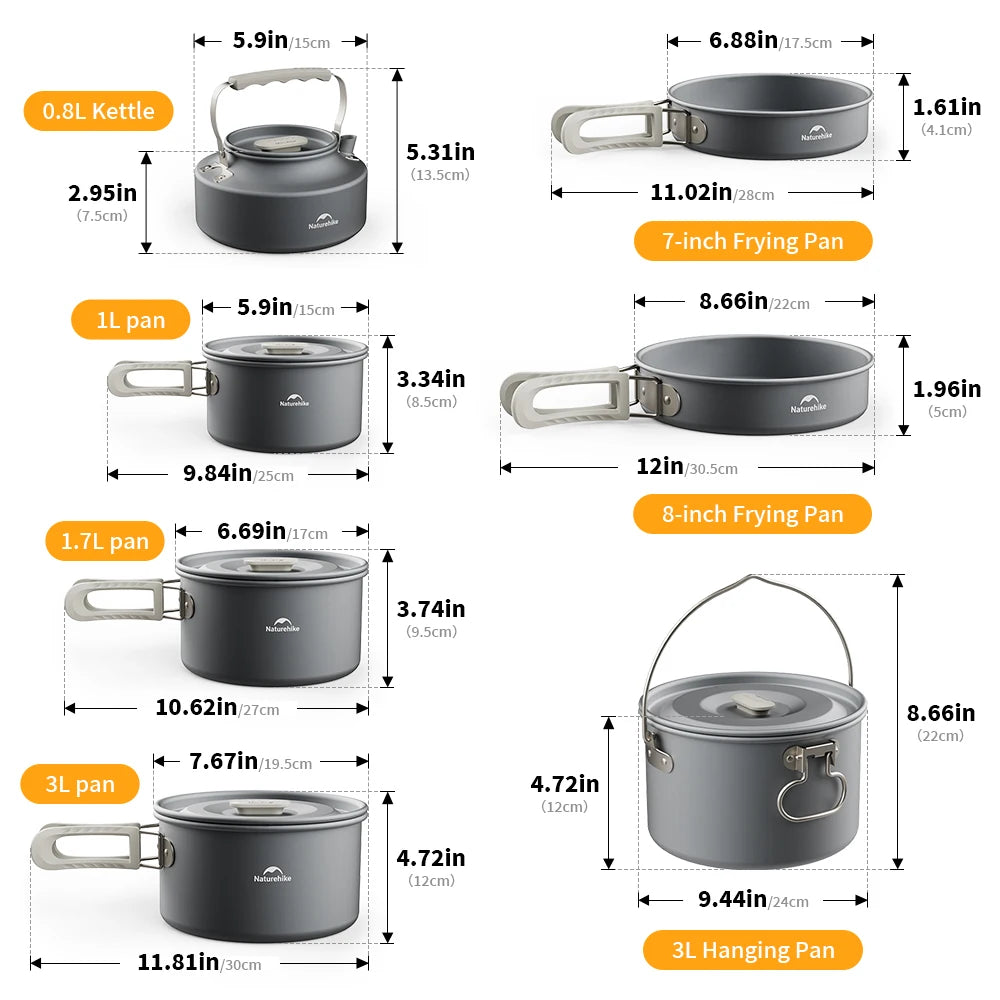Camping Cookware Kit