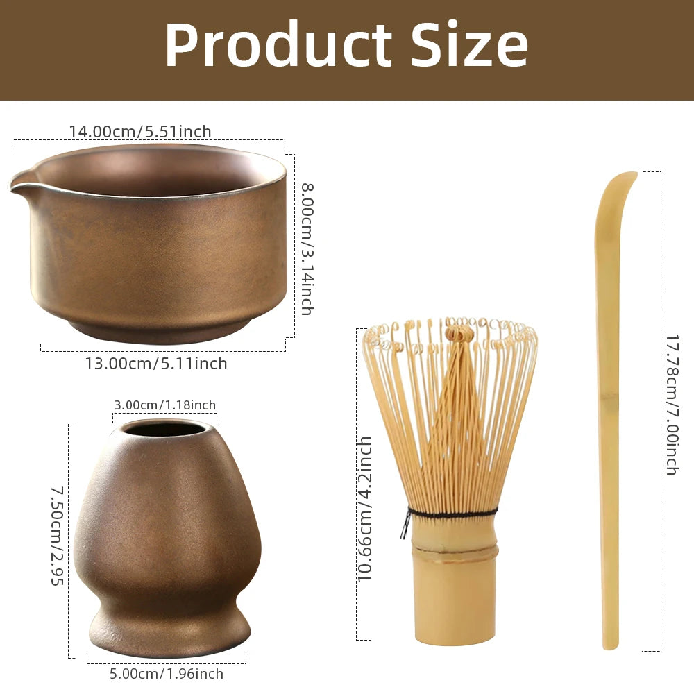 4-Piece Matcha Tea Set