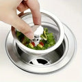 Kitchen Sink Strainer With Handle & Stopper Set