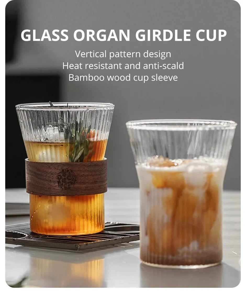400ml Japanese-Style Glass Cup
