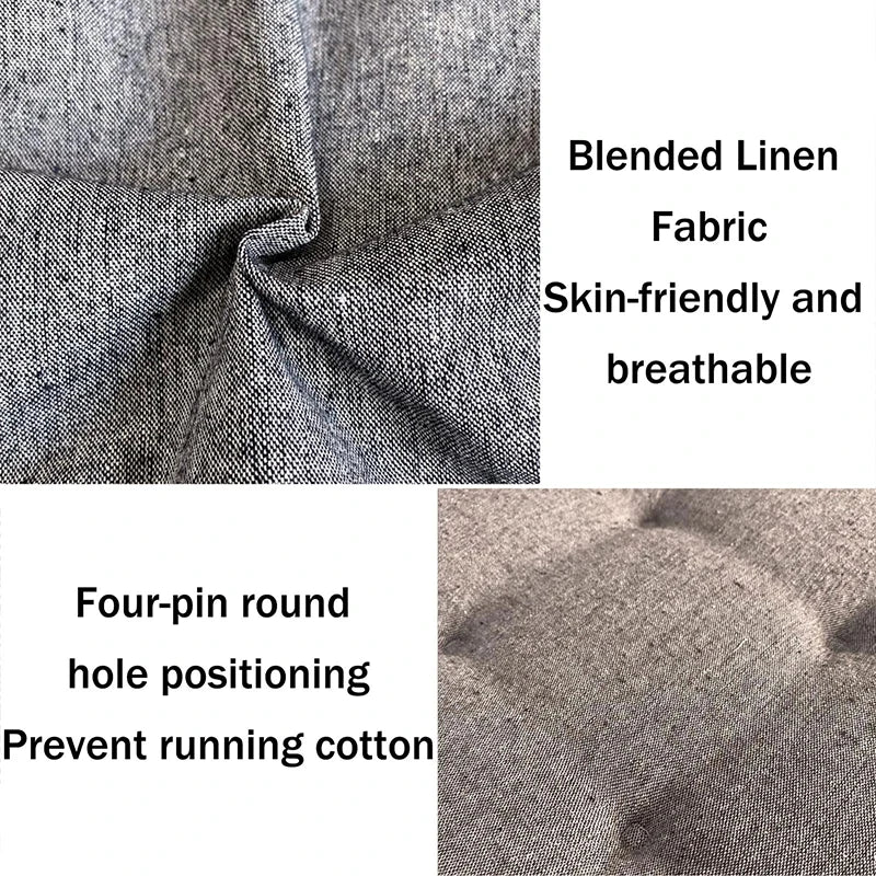 Linen Dining Chair Cushion