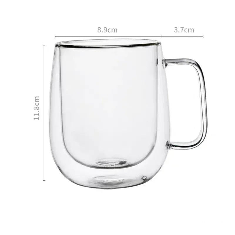 Double Wall Glass Mug