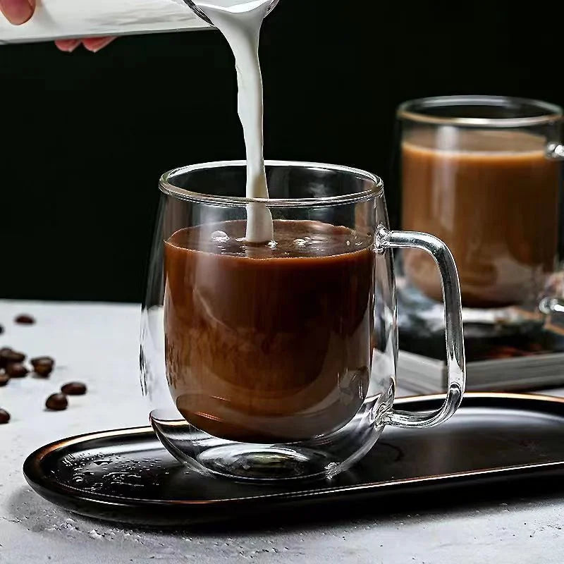 Double Wall Glass Mug