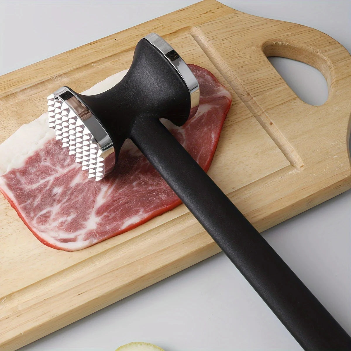 Heavy Duty Kitchen Meat Tenderizer Hammer with Rubber Grip
