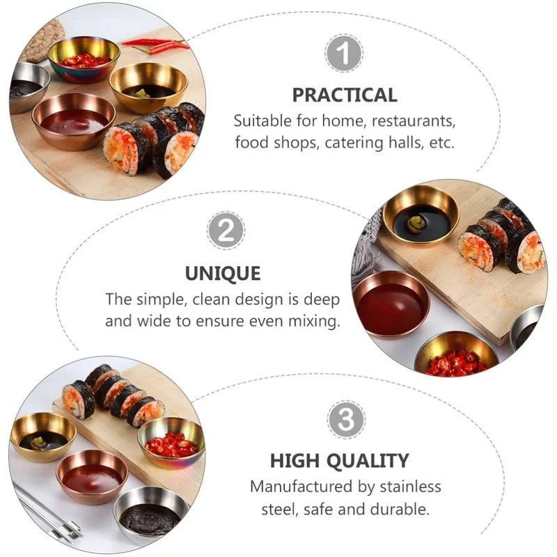 Stainless Steel Sauce Dishes