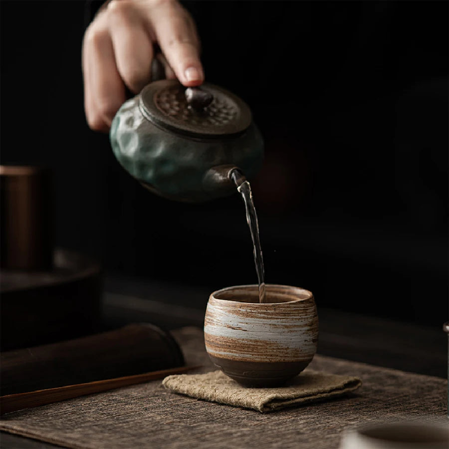 80ml Handmade Stoneware Teacup