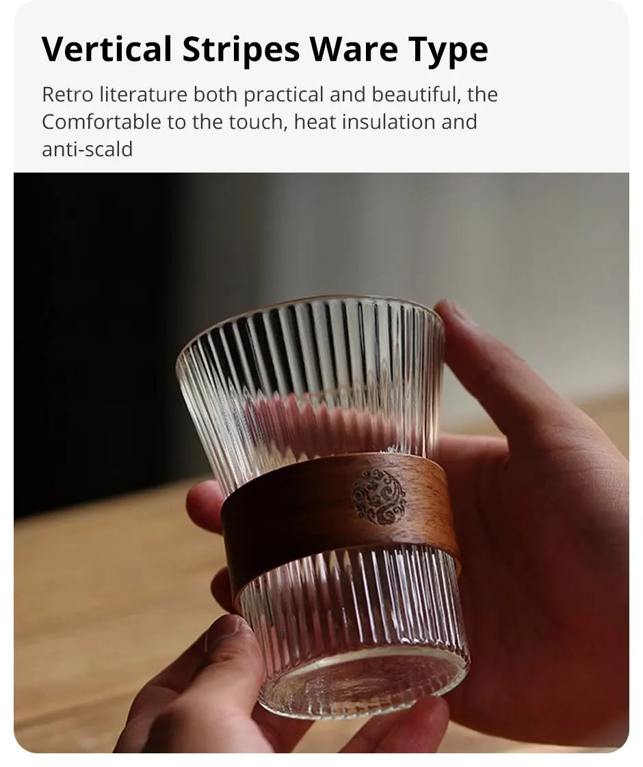 400ml Japanese-Style Glass Cup
