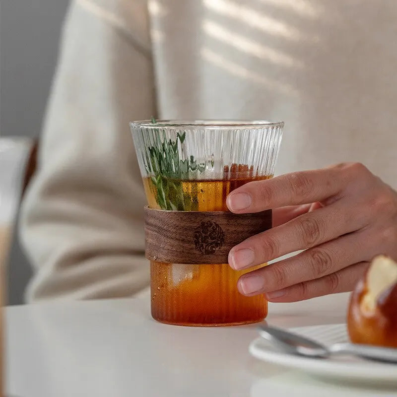 400ml Japanese-Style Glass Cup