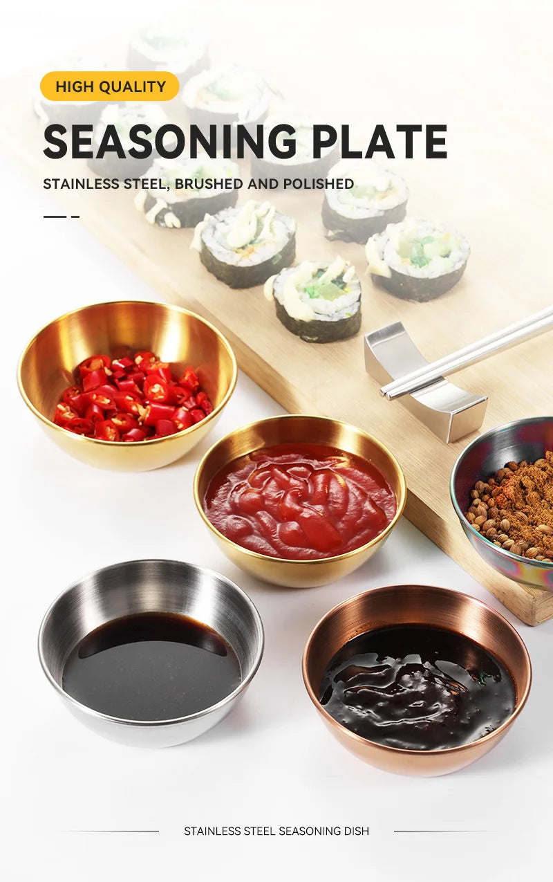 Stainless Steel Sauce Dishes