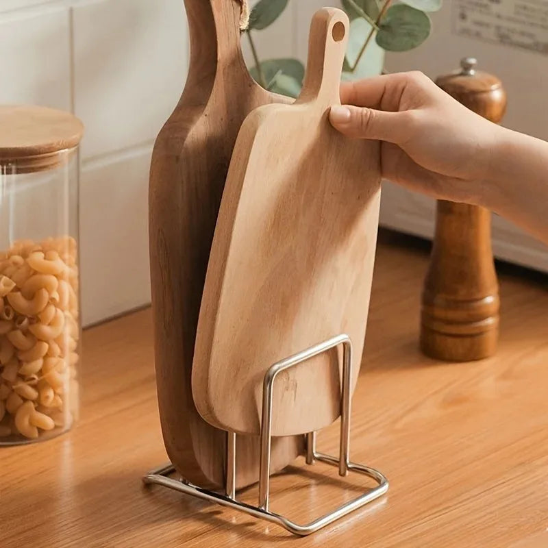 Stainless Steel Cutting Board Holder
