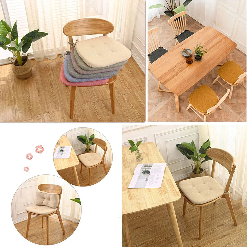 Linen Dining Chair Cushion