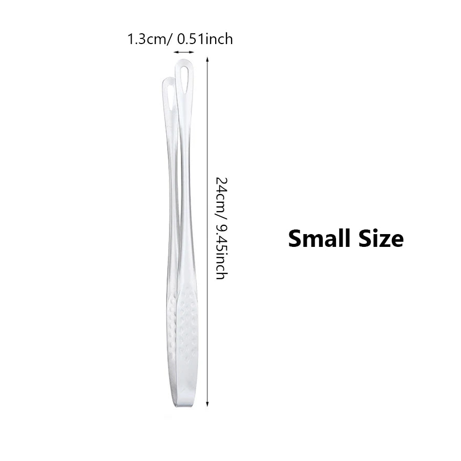 Long Stainless Steel Kitchen Tongs