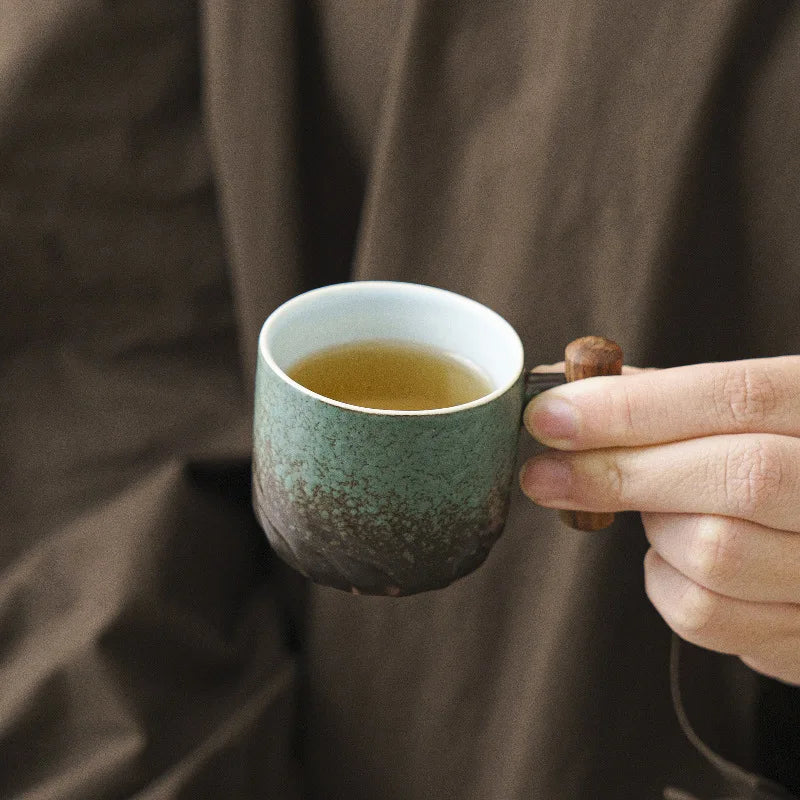 Retro Ceramic Coffee Cup