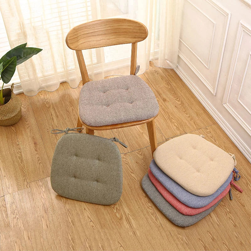 Linen Dining Chair Cushion