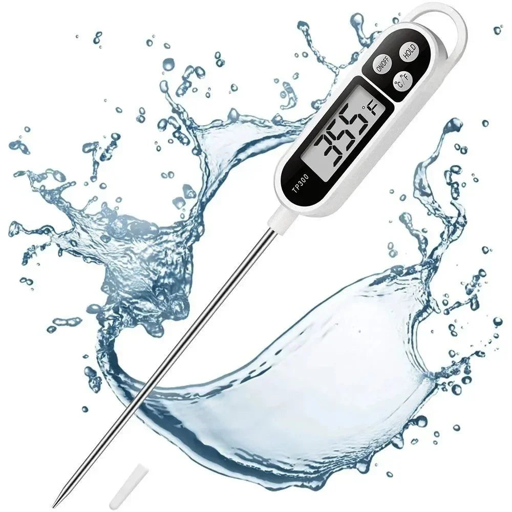 Digital Food Thermometer with LCD Display