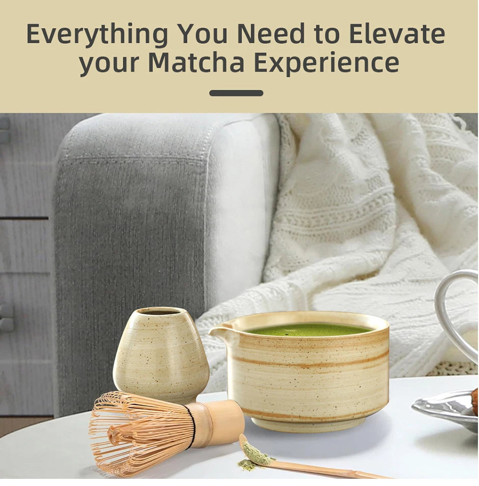 4-Piece Matcha Tea Set