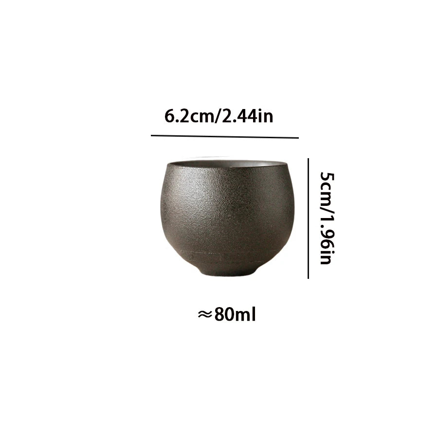 80ml Handmade Stoneware Teacup