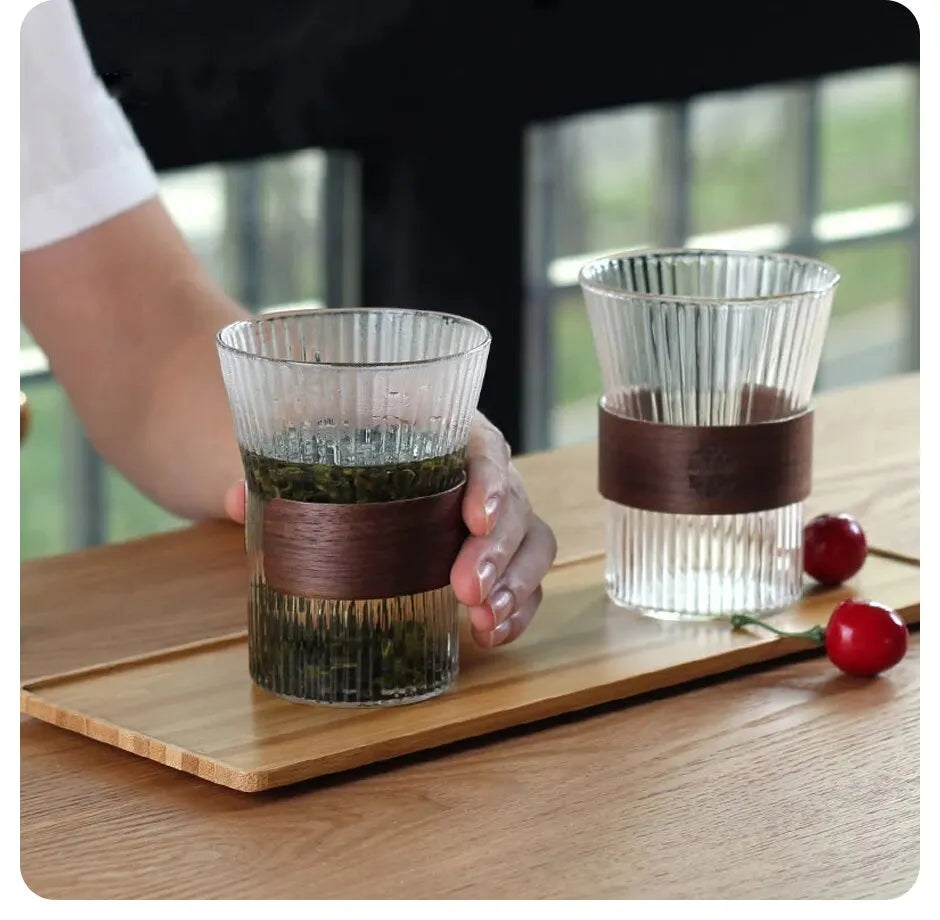 400ml Japanese-Style Glass Cup