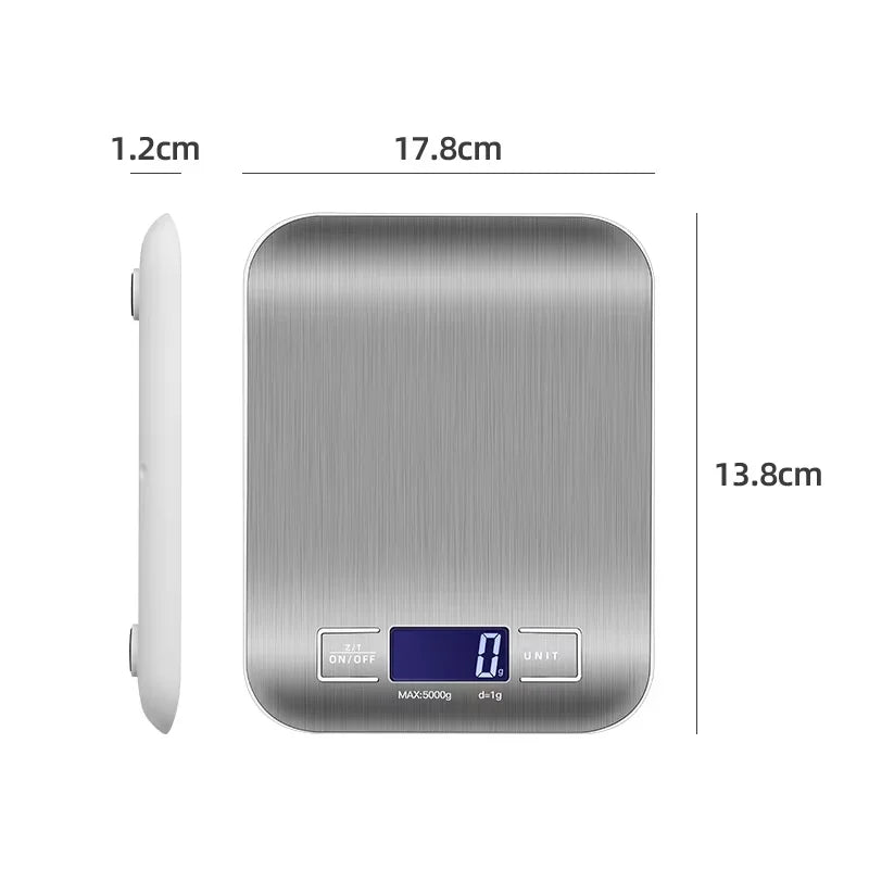 5kg Multifunction Electric Digital Kitchen Food Scale with LCD Display
