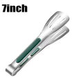 Non-Slip Stainless Steel Food Tongs