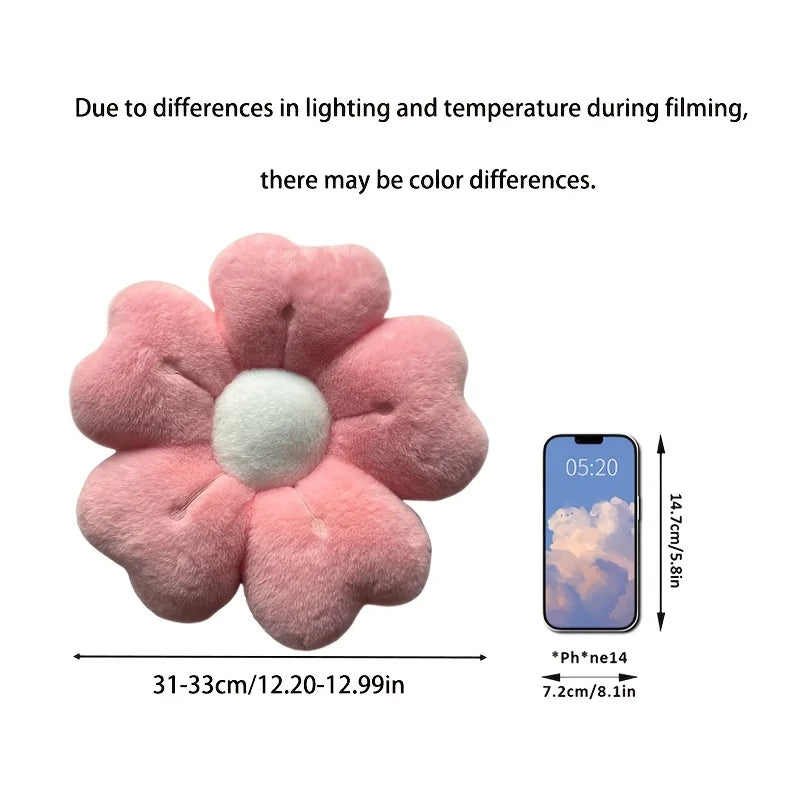 Soft Plush Sakura Flower Memory Cushion