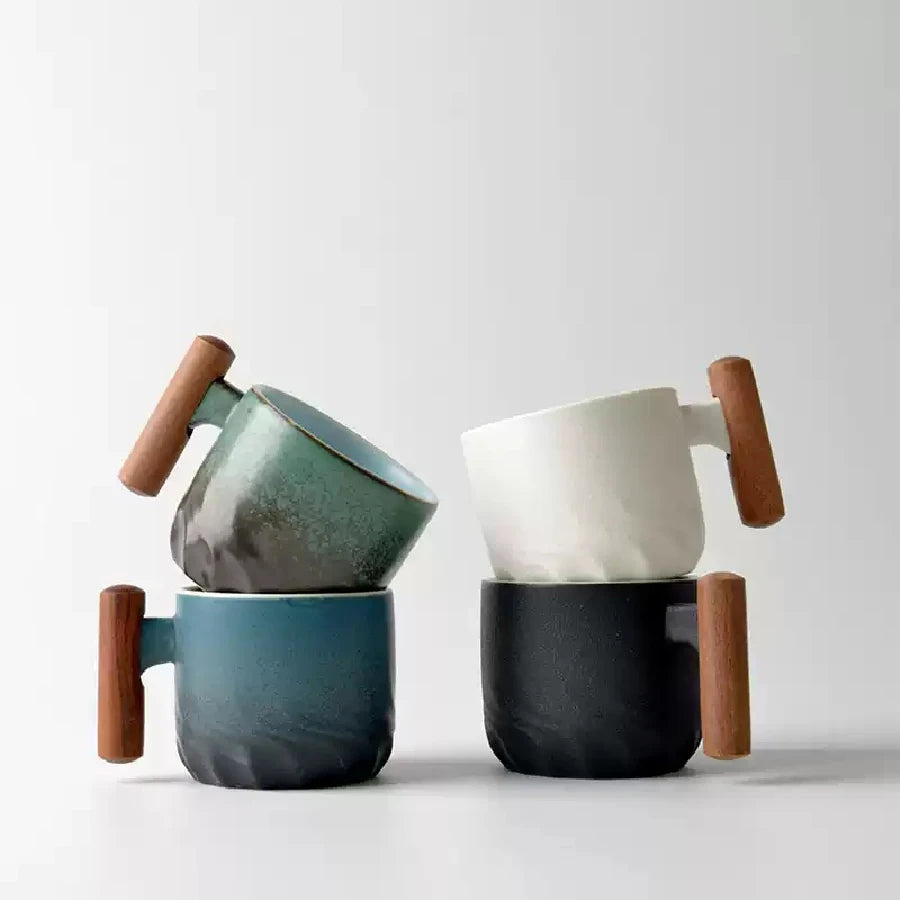 Retro Ceramic Coffee Cup