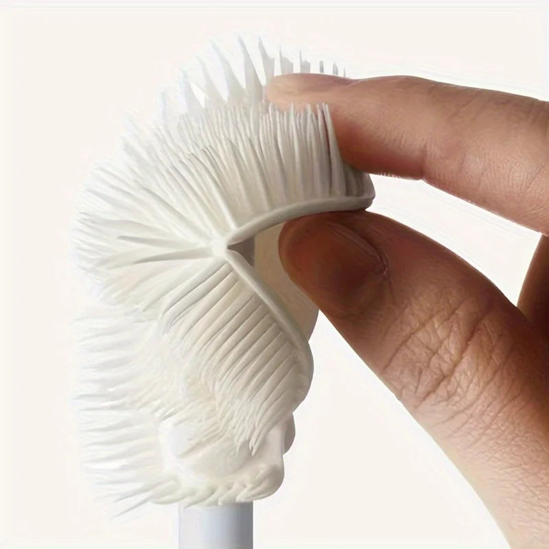 Foldable Silicone Brush with Long Handle