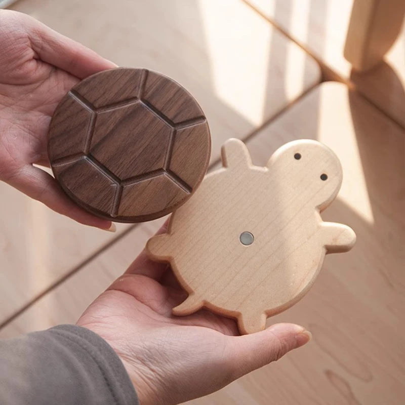 Wooden Turtle Coaster