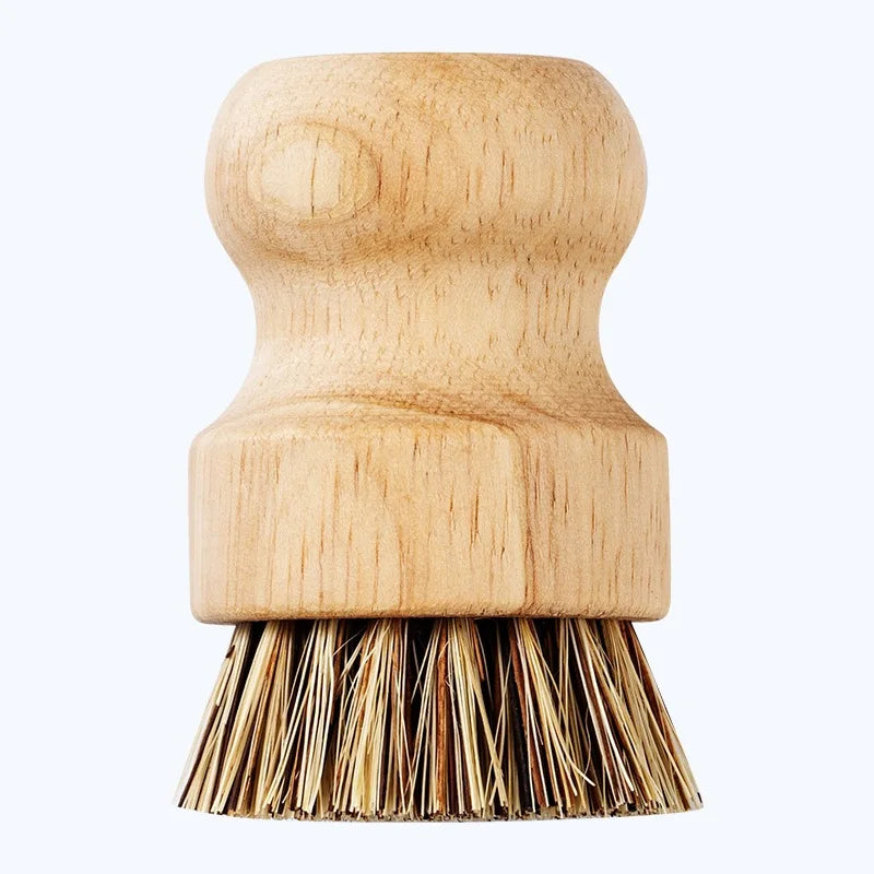 Wooden Dish Brush with Natural Sisal and Coconut