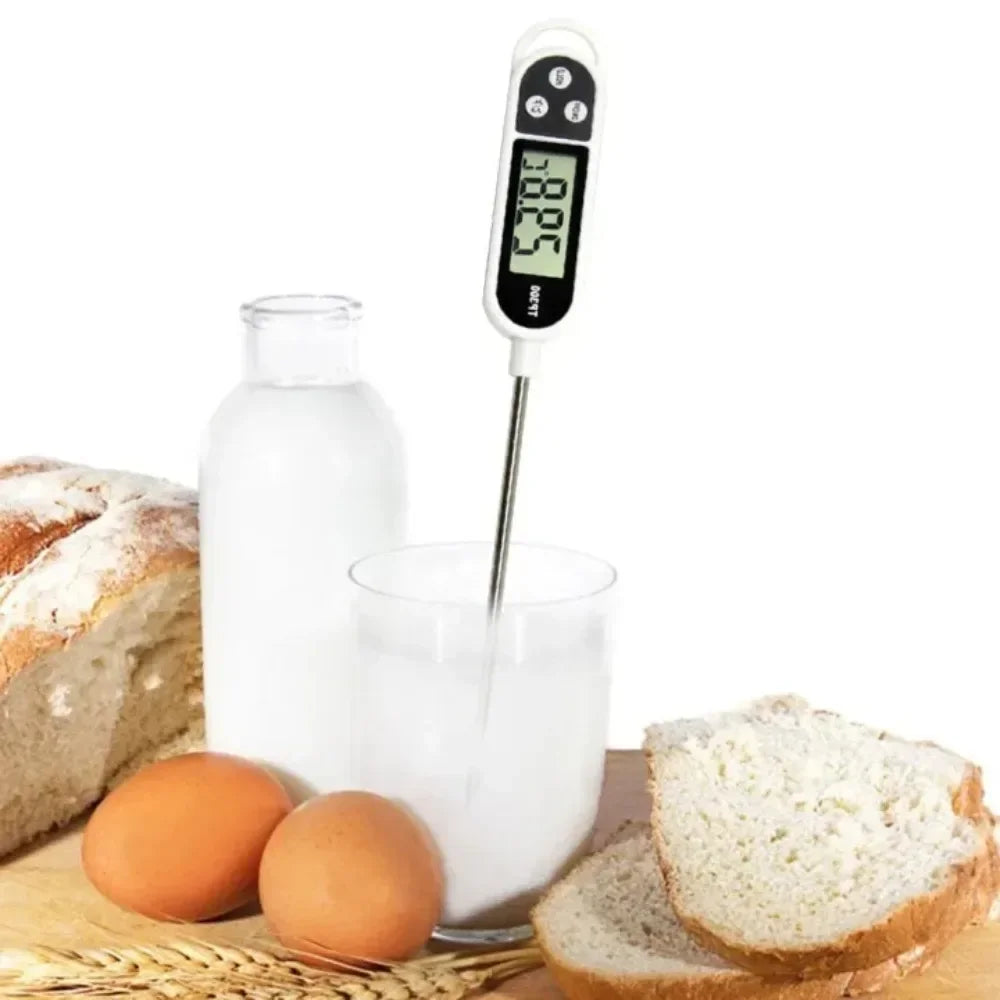 Digital Food Thermometer with LCD Display