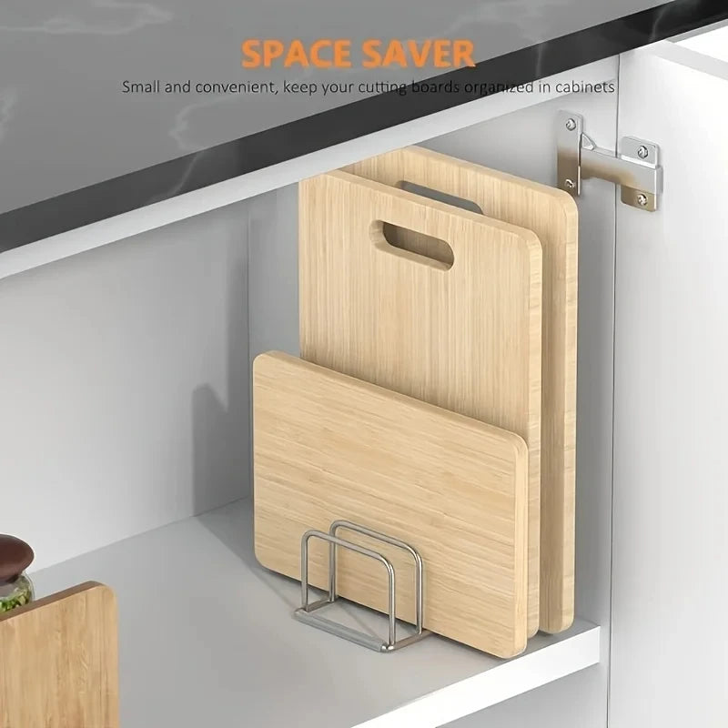 Stainless Steel Cutting Board Holder