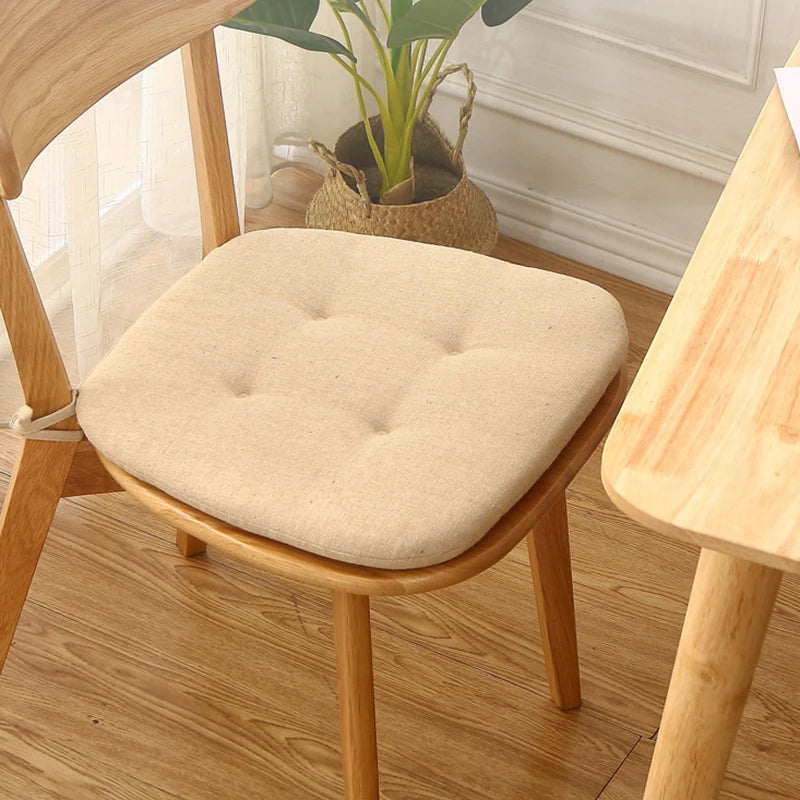 Linen Dining Chair Cushion
