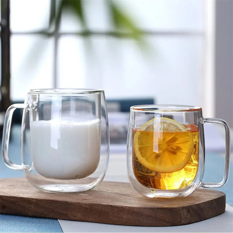 Double Wall Glass Mug