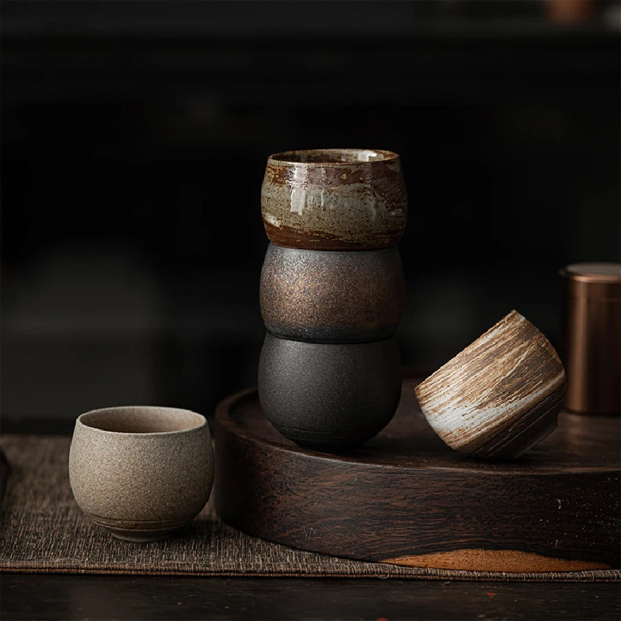 80ml Handmade Stoneware Teacup