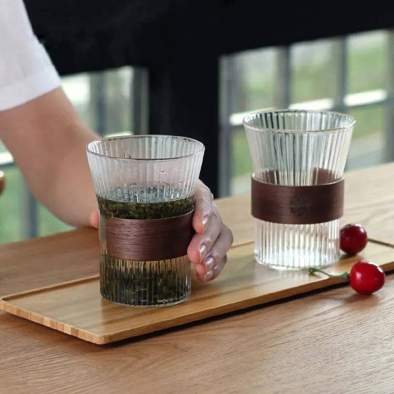 400ml Japanese-Style Glass Cup