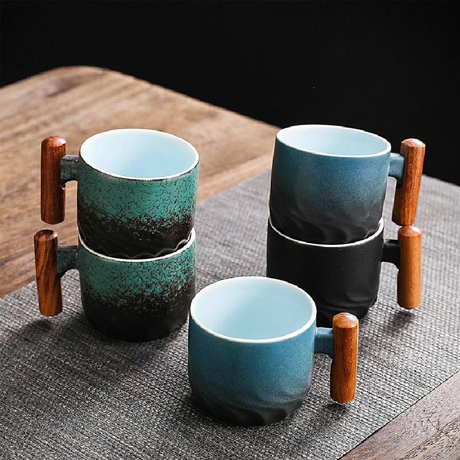 Retro Ceramic Coffee Cup
