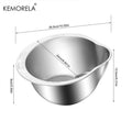Stainless Steel Rice Washing Bowl & Strainer