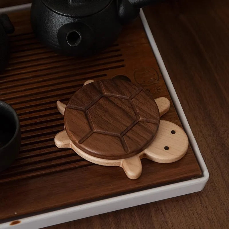 Wooden Turtle Coaster
