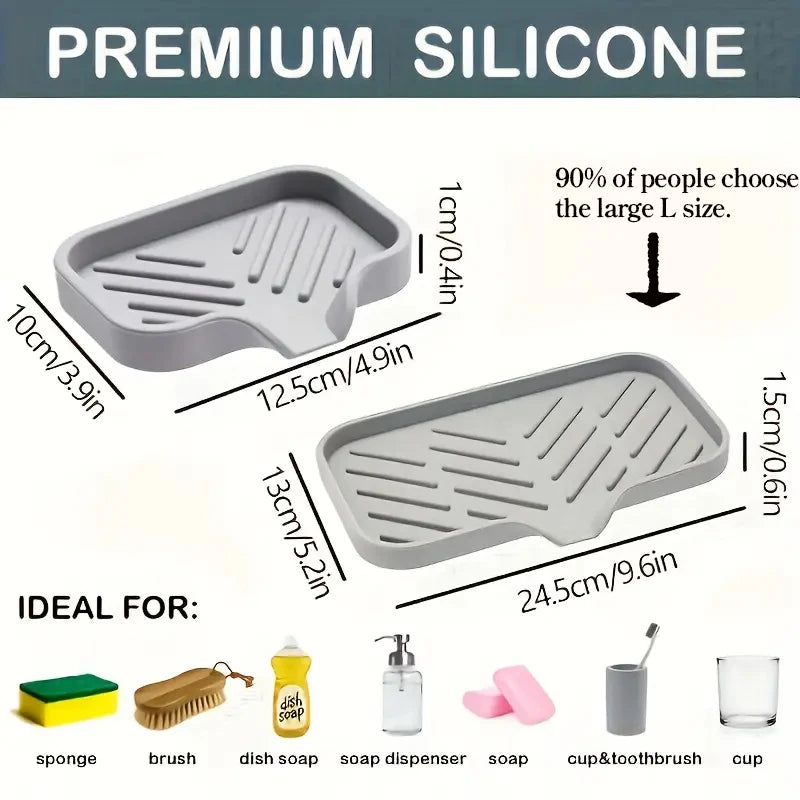 Silicone Kitchen Sink Tray