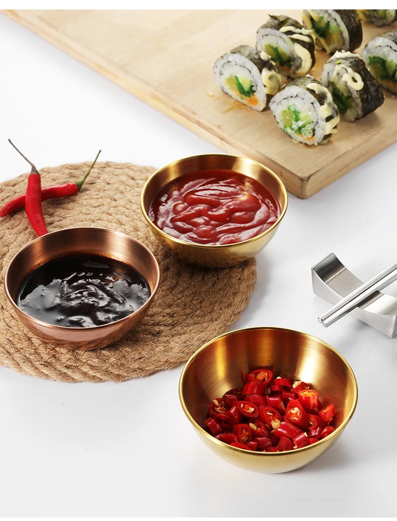 Stainless Steel Sauce Dishes