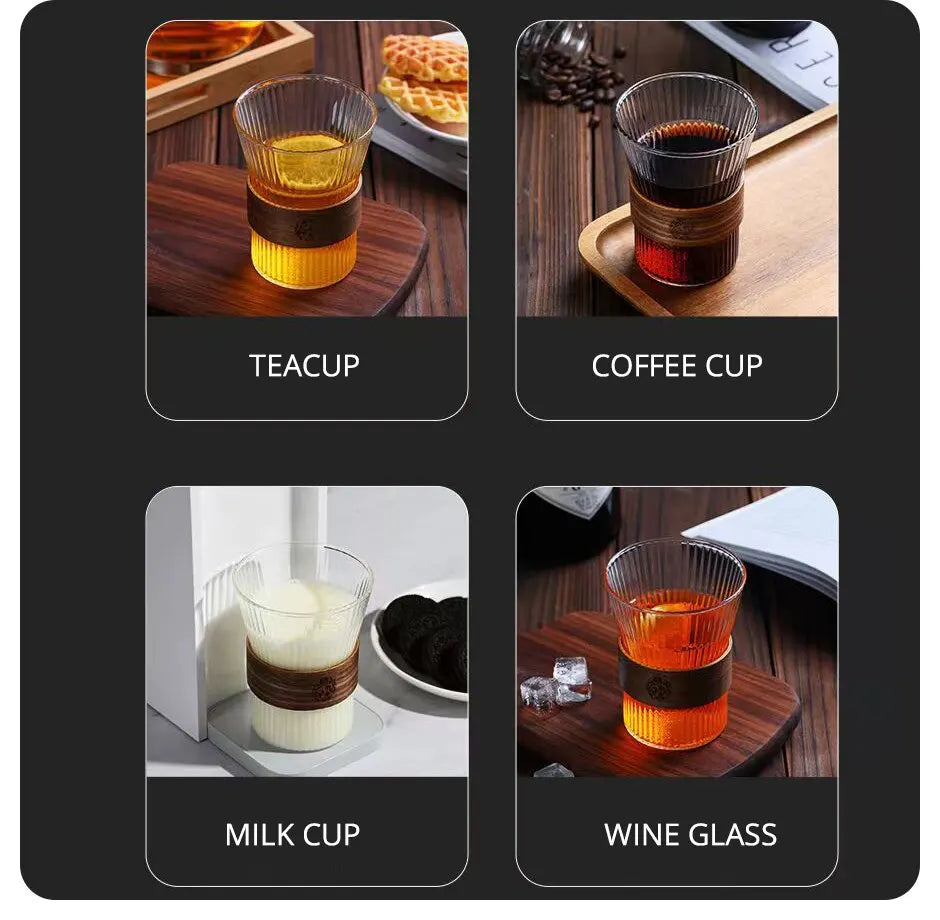 400ml Japanese-Style Glass Cup